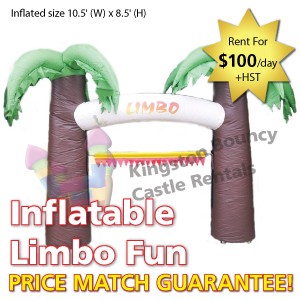 Kingston Bouncy Castle Rentals - Separate Castles 2014 - Inflatable Limbo Fun 1
